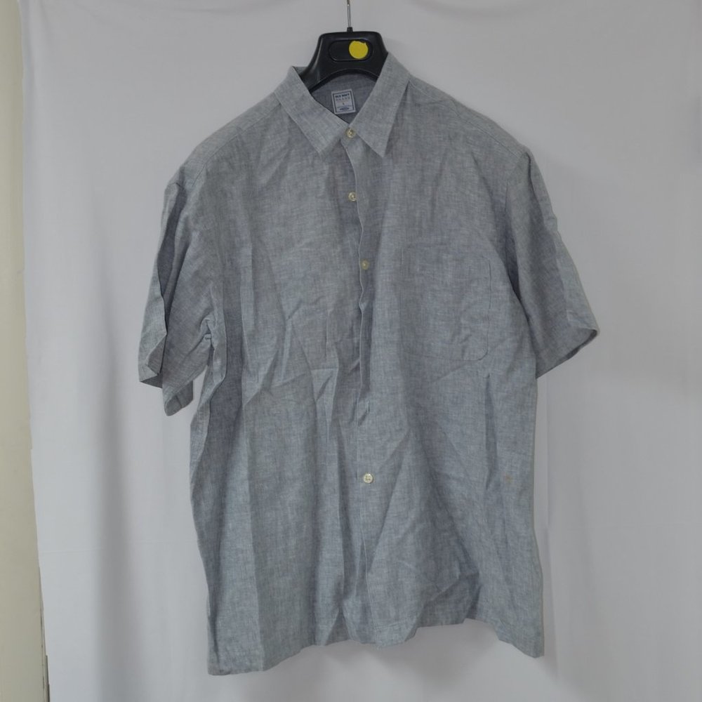 Short sleeve linen/cotton shirt by Old Navy - Grey - Size L